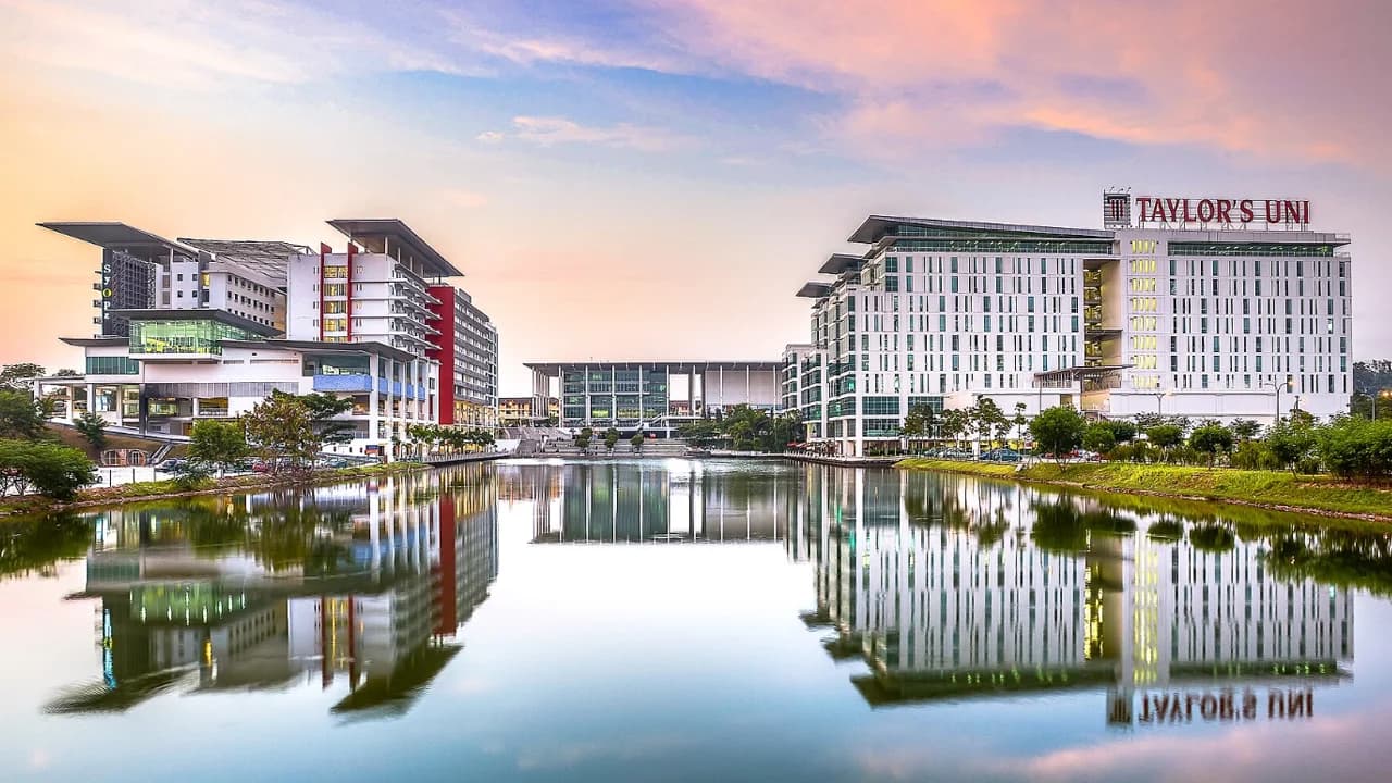 Campus walkway in Malaysia